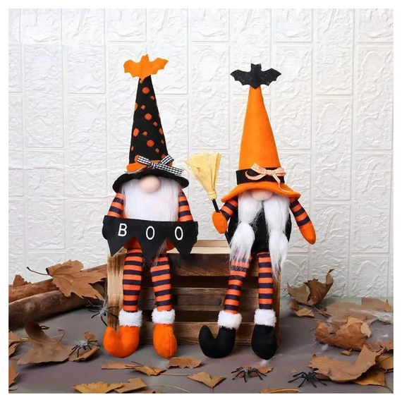 Set di 2 decorazioni gnomo di Halloween DC4091144