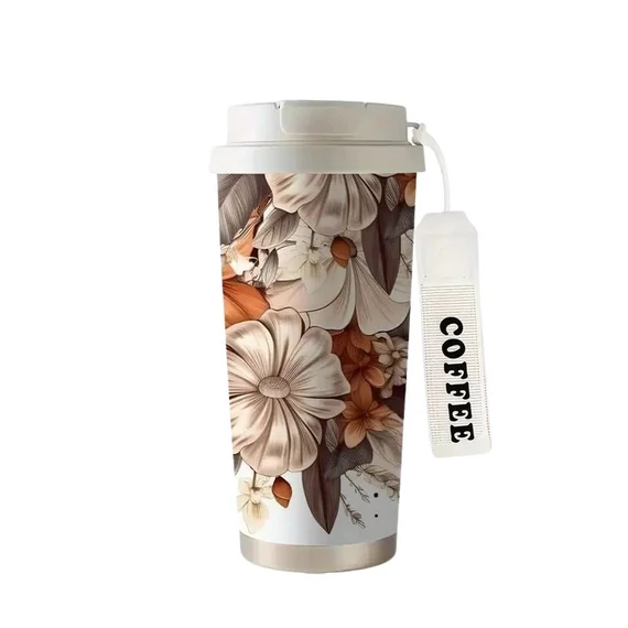 Thermos con motivo floreale autunnale QD3247255