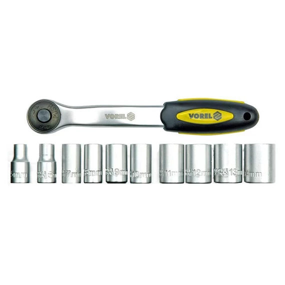 Vorel Cricchetto con Set di Bussole 1/4