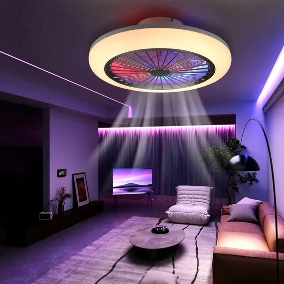 Ventilatore da soffitto con lampada smart 50W EY1976917-103