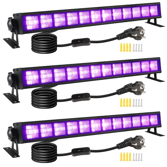 Set 3 Lampade UV 40 LED LE114747-3
