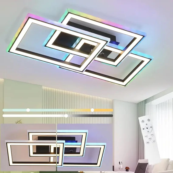 Lampada da soffitto LED RGB 45 W NR1696890