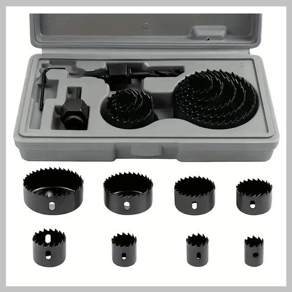 Set di Seghe a Tazza 11 Pezzi – 19–64 mm – KK-11