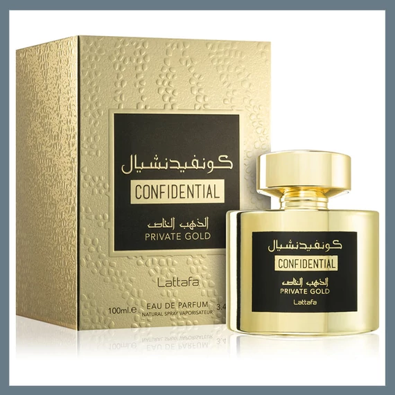 Lattafa Confidential Private Gold Eau de Parfum 100 ml unisex – 6291107459707