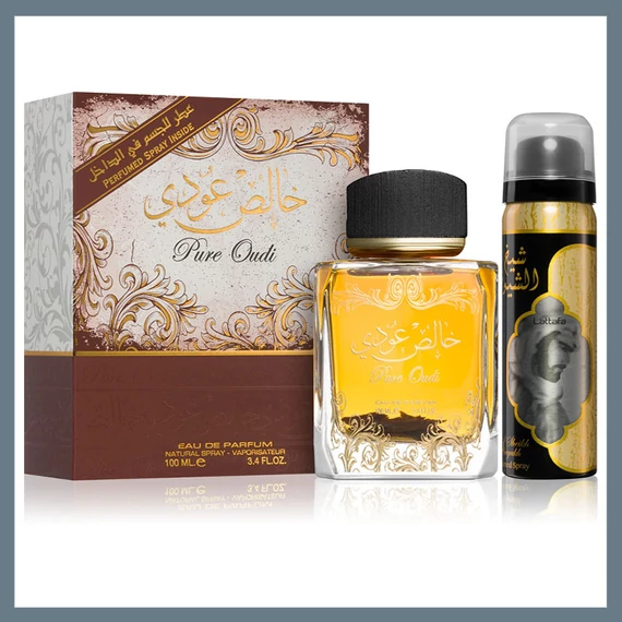 Lattafa Pure Oudi Eau de Parfum 100 ml + Deodorant Spray 50 ml – 6426185651068
