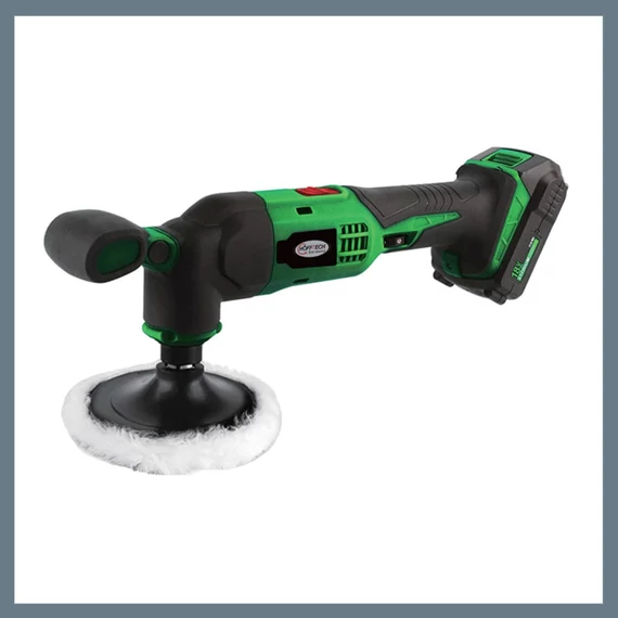 Höfftech Lucidatrice eccentrica a batteria 18V 2.0 Ah Li-ion 012250