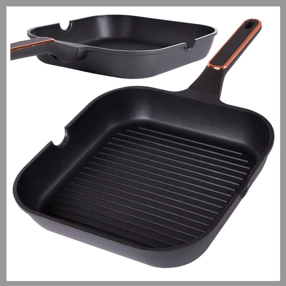Padella quadrata per grigliare 28 cm 07154
