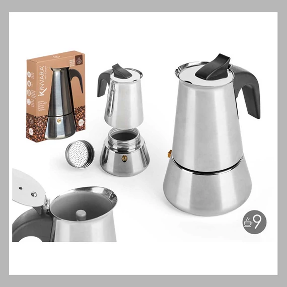 Caffettiera a induzione – 9 tazze – Modello 12883