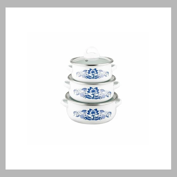 BANQUET Set di pentole smaltate da 6 pezzi 1306smon03