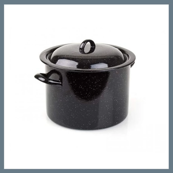 Padella smaltata BANQUET con coperchio, 17 l, 30 cm 13VEFP30