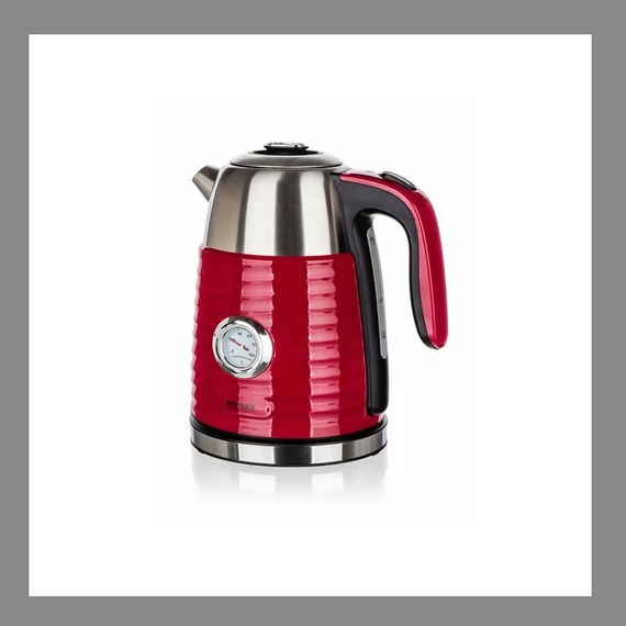 ACTIVER Bollitore doppio in acciaio inox in rosso 14012015