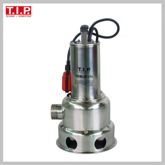 Pompa sommersa per acque reflue T.I.P. EXTREMA 500/13 IX – Acciaio inox, 1300 W, Ø max. particelle 45 mm