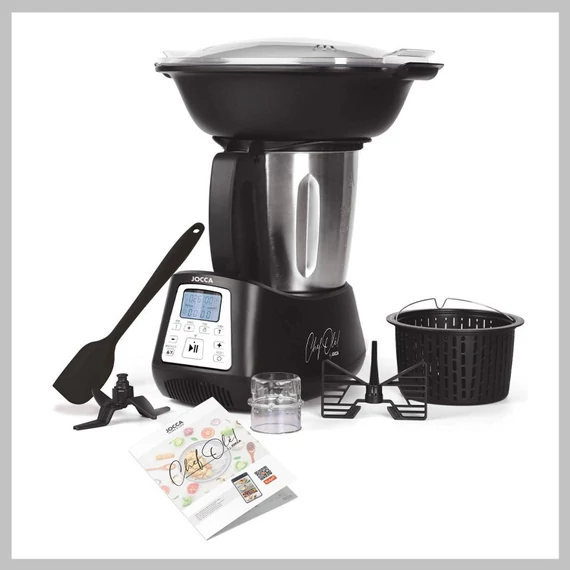 Robot da cucina multifunzione Jocca con app intelligente | 12 funzioni, 10 programmi, funzione turbo, pulizia automatica, 550 W