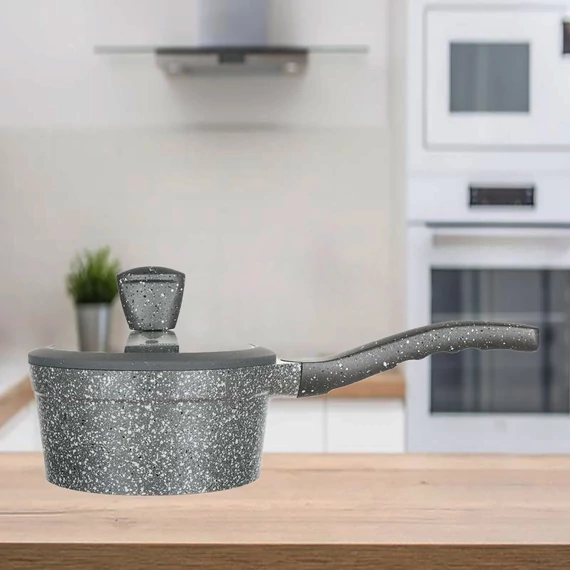 Pentola con manico in alluminio GRANITE 16 cm 40050816-A