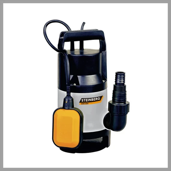 Steinberg SDW 800 Pompa Sommergibile per Acque Reflue – 800W, 12.000 l/h, con Galleggiante