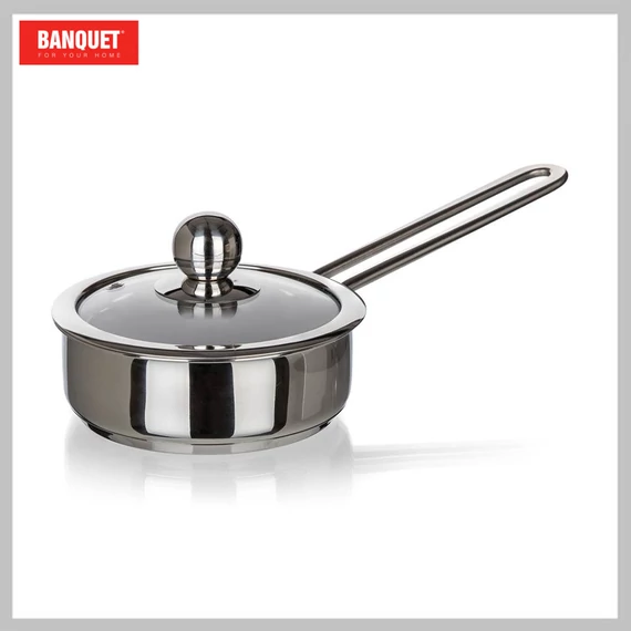 BANQUET Pentola PICCOLO in acciaio inox 14 x 5 cm, 0,75 l, con coperchio 48721014