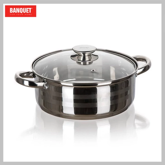 BANQUET Padella in acciaio inox LIVING 6,6 l 48721973-A