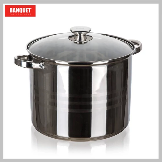 BANQUET Pentola in acciaio inox LIVING 13,5 l 48722013-A