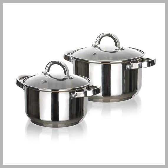 BANQUET Set di pentole in acciaio inossidabile, 4 pezzi 48727024