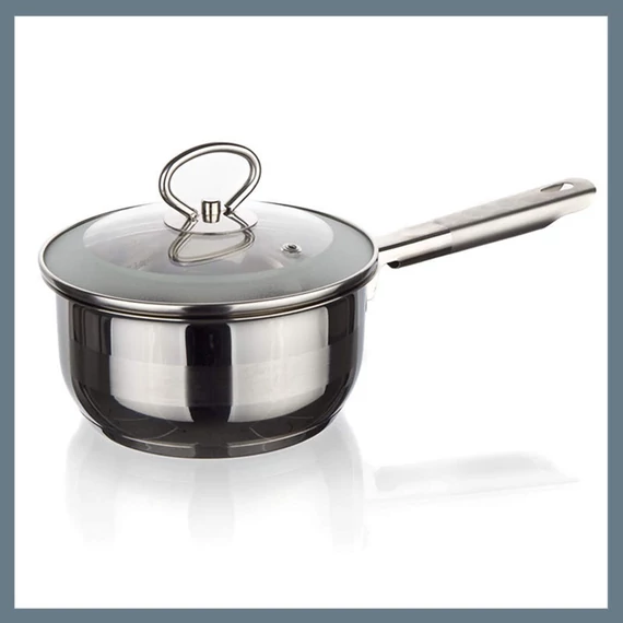 Pentola in acciaio inox con manico MATTE New Line 0,9L 48ES0505SP14-A