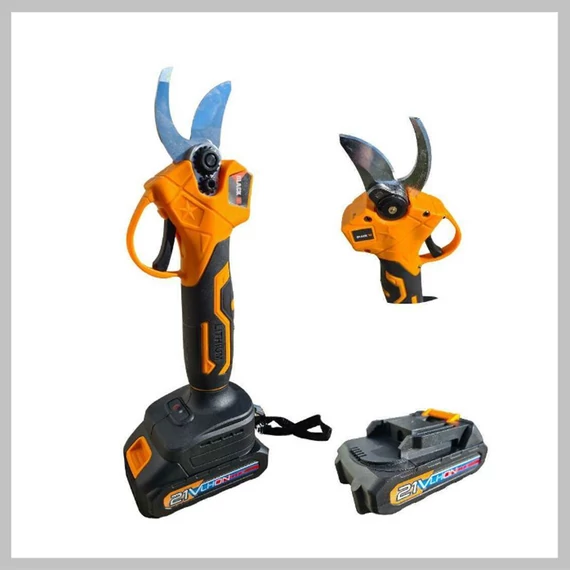 Black Tools forbici da potatura a batteria con 2 batterie da 2Ah 53820