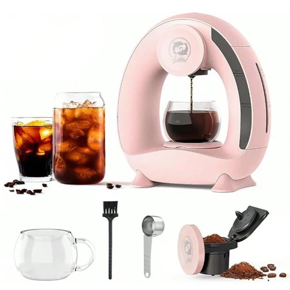 Macchina da caffè a capsule in rosa - 54515688