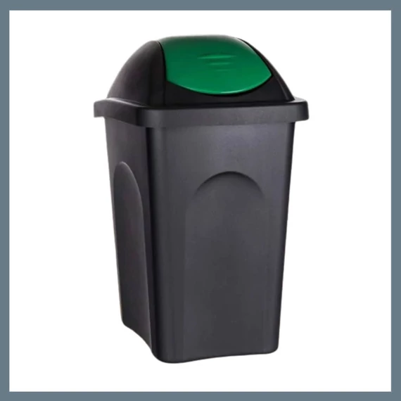 VETRO-PLUS Cestino per rifiuti MP 30 l, verde 5570214