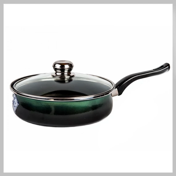 Friggitrice Platinum con manico in Teflon + coperchio in vetro 20 cm 1,75 litri - verde 5991554601117