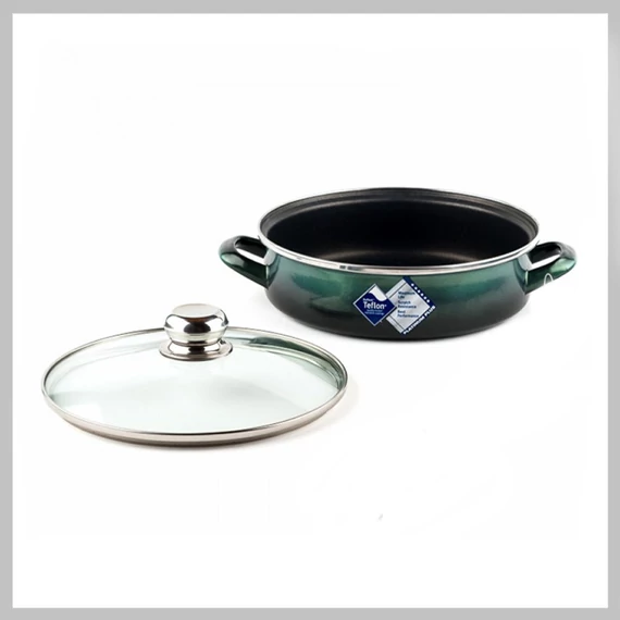 Platinum FÜLES Padella in teflon con coperchio in vetro 26 cm - 3,25 L 5991559923412