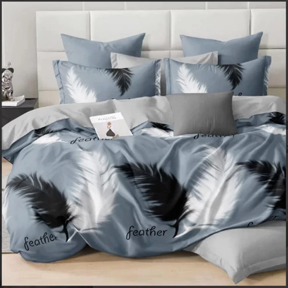 Set di biancheria da letto 7 pezzi, spessa e resistente ai colori Dalma 1