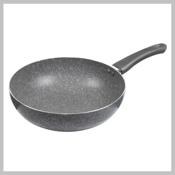 Wok grigio granito Banquet, 84749018, 28 cm