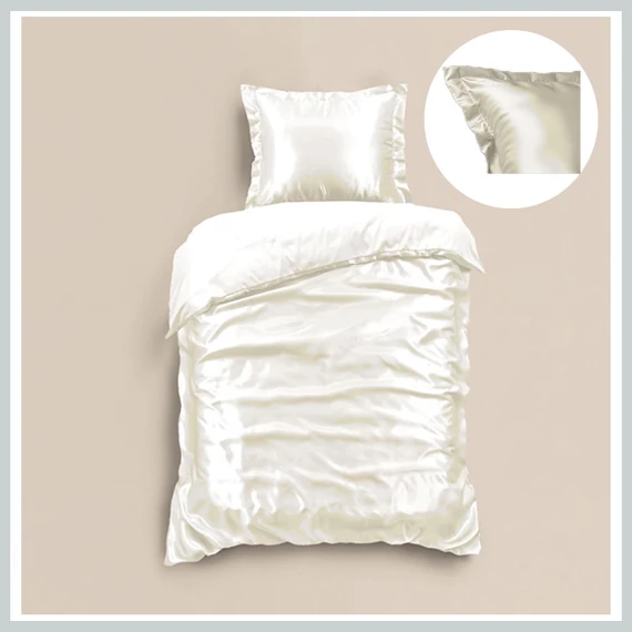 Copriletto in raso 140x220 SHIE WHITE 8720578108626