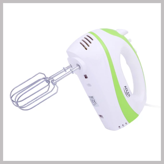 Frullatore manuale Adler, 300 W - bianco-verde AD4205G