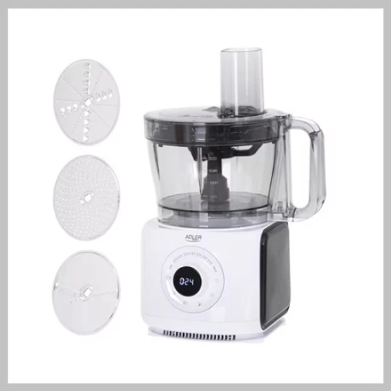 ADLER Tritatutto elettrico da cucina - 12 in 1 - 16500 rpm - 2000 W AD4224