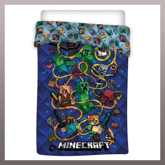 Copriletto Minecraft Arrows, coperta polare 140x200cm AYM114003