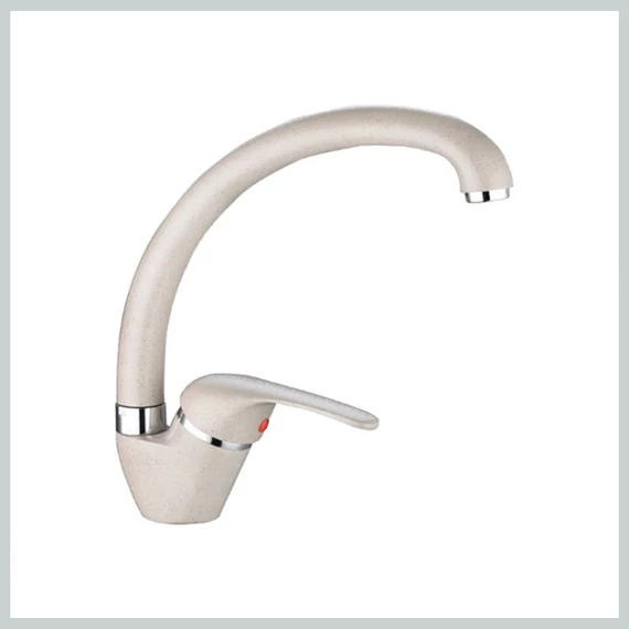 INGA Rubinetto miscelatore per lavello con bocca d'appoggio, beige BKN_467D