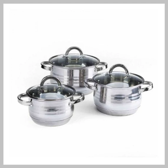 Linea Bjorghome Set di pentole in acciaio inox 6 pezzi BL-1225