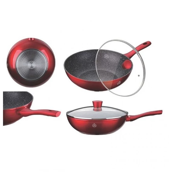Bachmayer 30 cm Wok con coperchio BM-1030-30