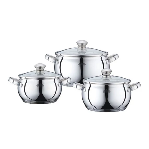 Bachmayer Set di pentole inox da 6 pezzi BM-15832