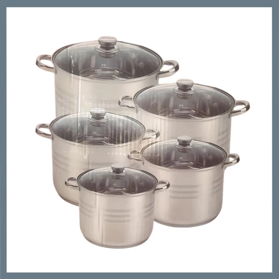 Set da forno in acciaio inossidabile Bachmayer da 10 pezzi BM-2920
