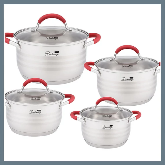 Bachmayer Set di 8 pezzi in acciaio inox BM-4020