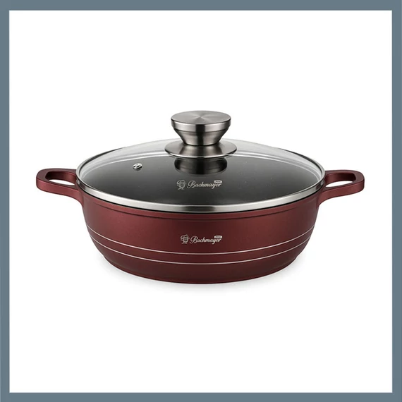 Bachmayer pentola bassa con coperchio 11 litri BM-7400-40