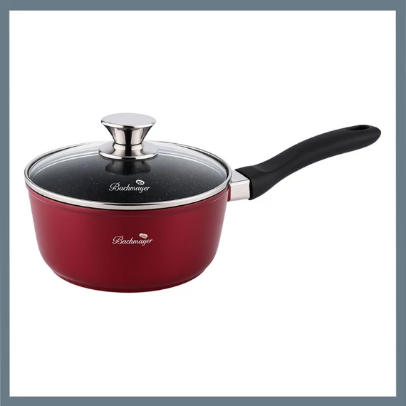 Padella Bachmayer 18 cm con coperchio in vetro BM-7835-18