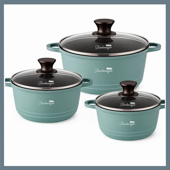 Bachmayer Set di piatti verdi da 6 pezzi BM-7896