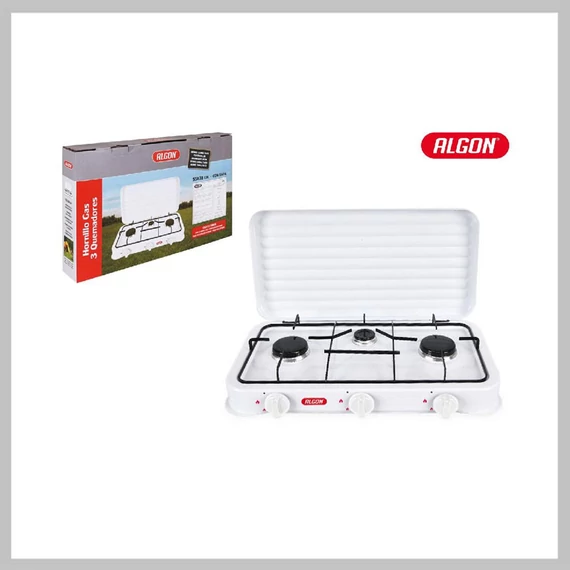 Fornello a gas portatile Algon a 3 fuochi - BY01011773411