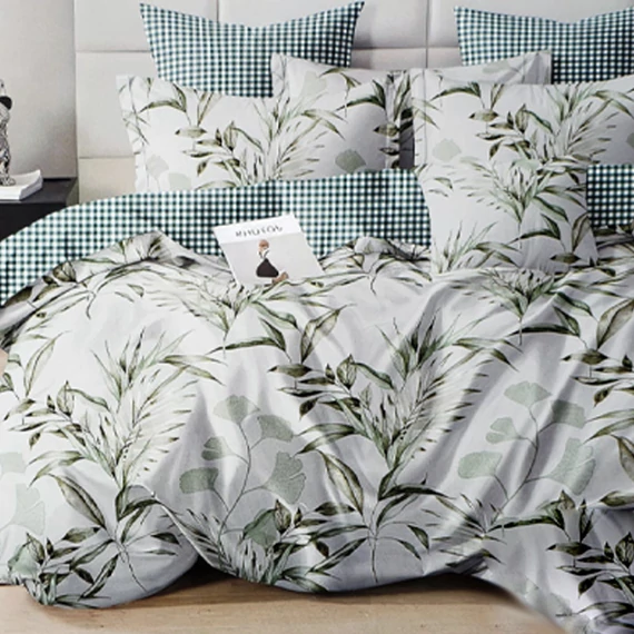 Set di biancheria da letto di alta qualità Bernadette 11 BL-05, 7 pezzi