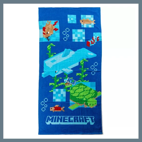 Minecraft Aquatic telo da bagno, telo mare 70x140cm CBX2425104MC