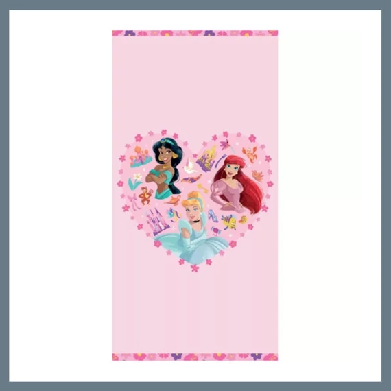 Asciugamano da bagno Disney Princes Heartfelt Friendship, telo mare 70x140cm CBX244254DP