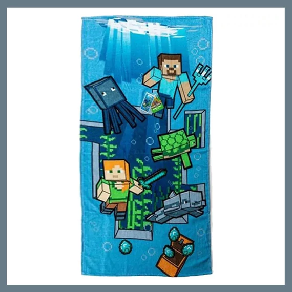 Minecraft Dive telo da bagno, telo mare 70x140 cm CBX2452634MC