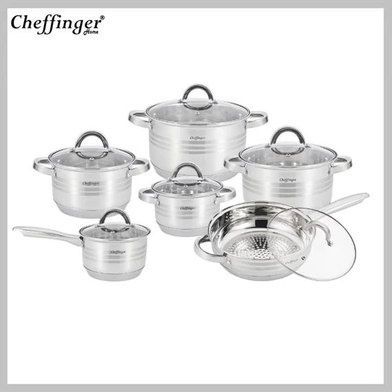 Set Cheffinger da 6 pezzi con coperchi (set da 12 pezzi) CF-SS1230